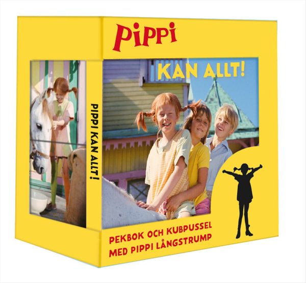 Pippi kan allt : pekbok och kubpussel on Sale