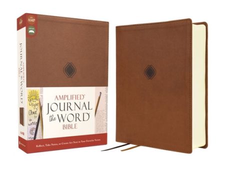 Amplified Journal the Word Bible, Leathersoft, Brown: Reflect, Take Notes, or Create Art Next to Your Favorite Verses Supply