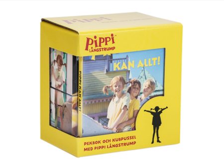 Pippi kan allt : pekbok och kubpussel on Sale