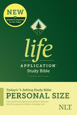 NLT Life Application Study Bible, Third Edition, Personal Size (Softcover) For Sale