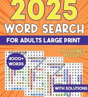 2025 Word Search for Adults Large Print 4000+ Words: Word Search Puzzle Books Fashion