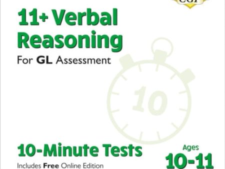 11+ GL 10-Minute Tests: Verbal Reasoning - Ages 10-11 Book 1 (with Online Edition) on Sale