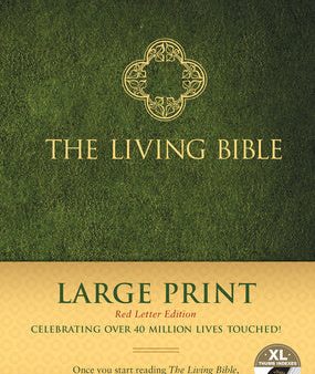 Living Bible Large Print Red Letter Edition, The on Sale