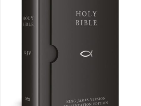 HOLY BIBLE: King James Version (KJV) Black Presentation Edition Cheap