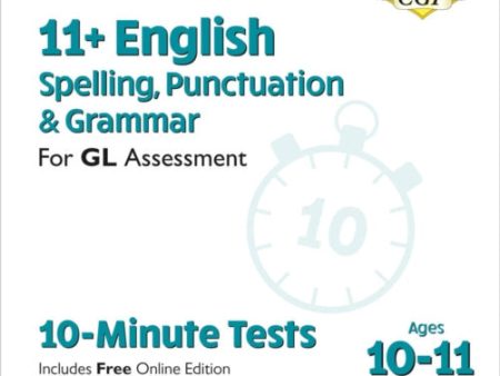 11+ GL 10-Minute Tests: English Spelling, Punctuation & Grammar - Ages 10-11 Book 1 (with Online Ed) Supply