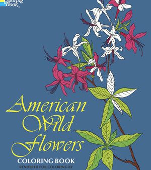 American Wild Flowers Coloring Book Discount