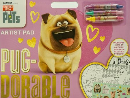 The Secret Life Of Pets: Artist Pad Pug-Dorable Supply