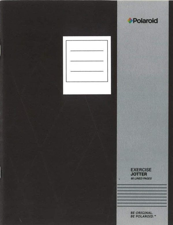 Polaroid: Exercise Jotter (Black) Sale